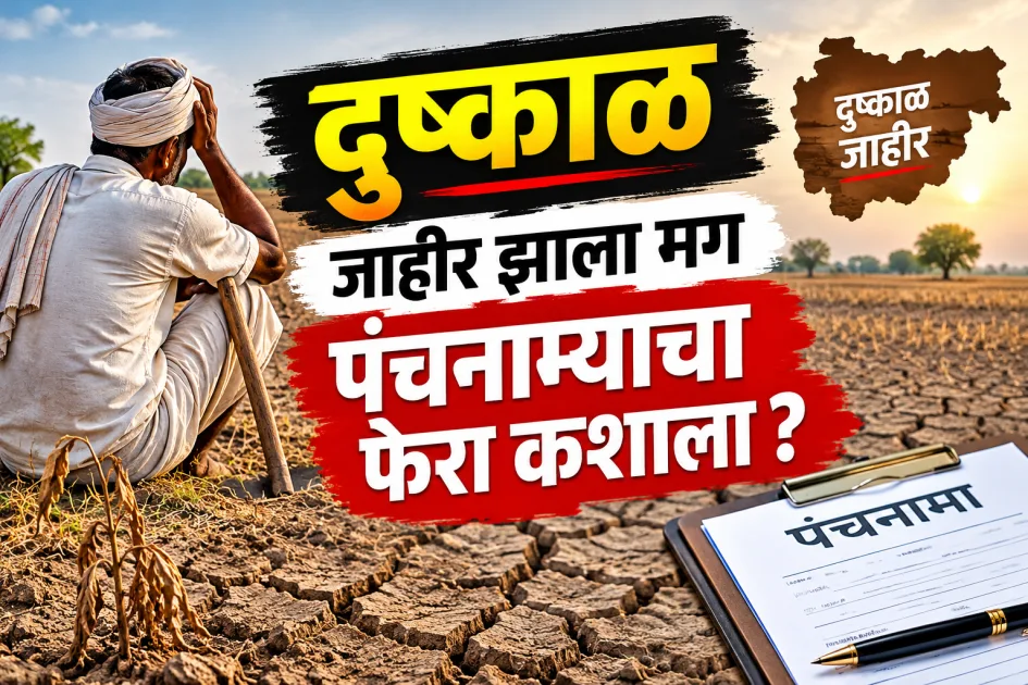दुष्काळ जाहीर झाला,मग पंचनाम्याचा फेरा कशाला..?